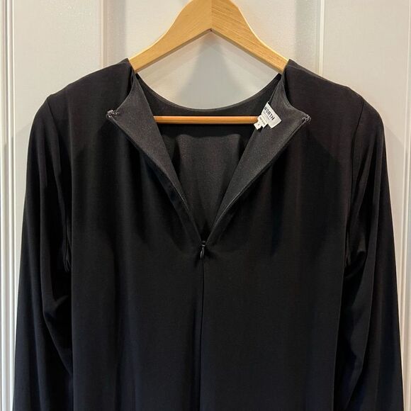 Worth New York Black Knee Length Sheath Dress Zip Detail Size 8 - Picture 6 of 9